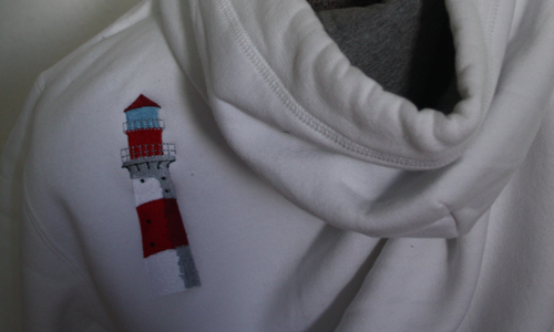 Sweatshirt mit Leuchtturm